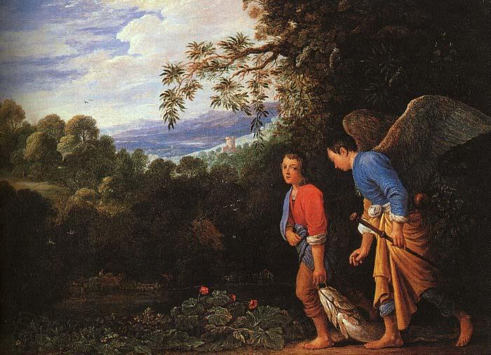 Adam Elsheimer Copy after the lost large Tobias and the Angel Norge oil painting art